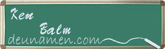 Ken Balm Visitenkarte